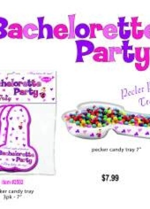 Pecker Shaped Party Tray