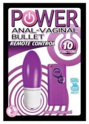 Power Remote Control Anal Vaginal Bullet