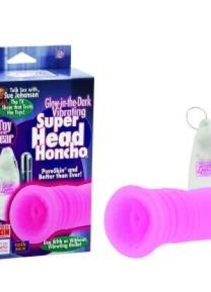 Sue Johanson Glow-in-the-Dark Vibrating Super Head Honcho Masturbators