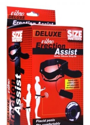 Size Matters - Deluxe Vibro Erection Assist Hollow Strap On