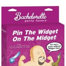 Bachelorette Party Favors Pin the Widget on the Midget