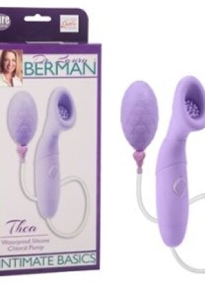 Dr. Laura Berman Intimate Basics Collection Thea Waterproof Silicone Clitoral Pump