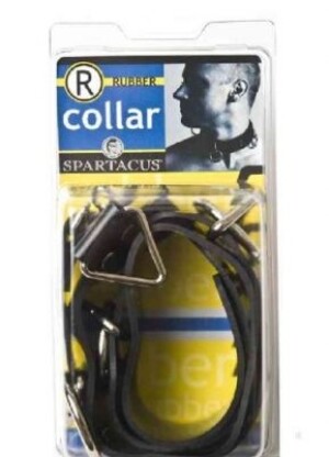 Double Strap Locking Rubber Collar