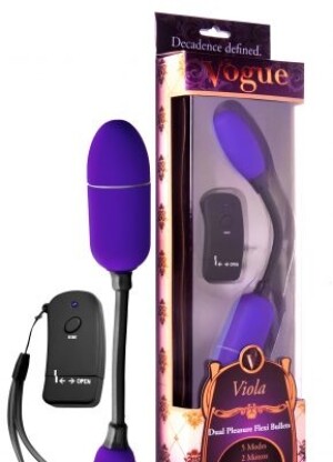 Vogue Viola Remote Dual Flexi Bullets