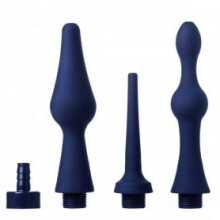 Universal 3 Piece Silicone Enema Attachment Set