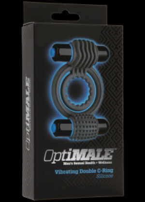 OptiMALE - Vibrating Double C-Ring - Slate