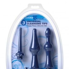 CleanStream - Universal 3 Piece Silicone Enema Attachment Set