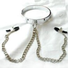 Stainless Steel Collar with Nipple Clamps