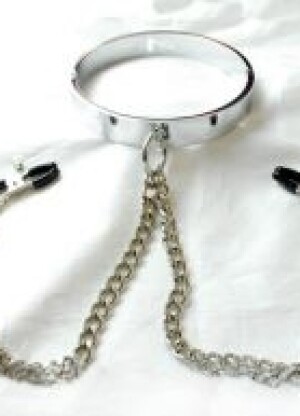 Stainless Steel Collar with Nipple Clamps