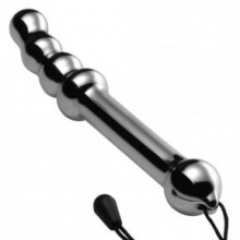 Chrome Dipped Glass Pleasure Probe