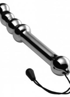 Chrome Dipped Glass Pleasure Probe