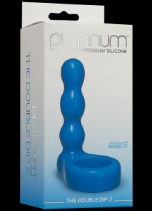 Platinum Premium Silicone – The Double Dip 2 - Blue