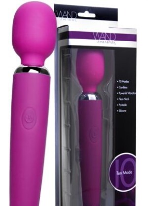 Wand Essentials Majesty 10 Mode Silicone Cordless Wand Massager