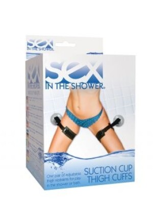 Sex In The Shower Suction Cup Thigh Cuffs