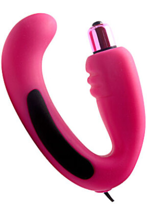 Zeus - Nocturna Rose Vibrating Silicone Electro G-Seeker