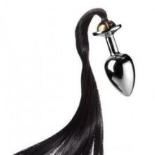 Horse Tail Stainless Steel Anal Plug