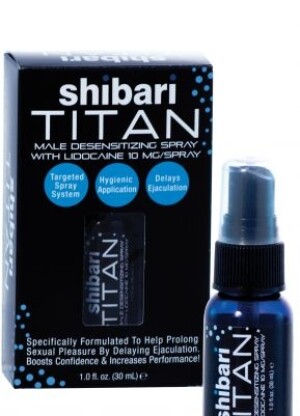 Shibari Titan Male Desensitizing Spray with Lidocaine