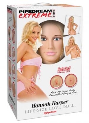 Pipedream Extreme Dollz Hannah Harper Life-Size Love Doll