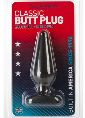 Classic Butt Plug, Smooth, Medium — 0244-05-CD