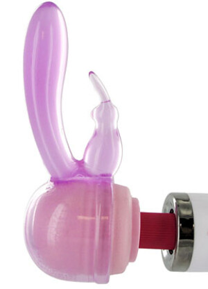 Wand Essentials Original Rabbit Dual Stimulation Wand Attachment