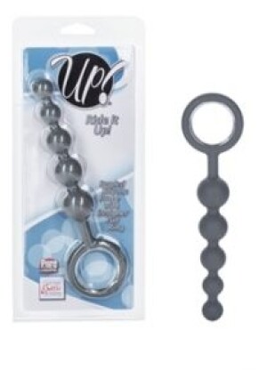 Ride it Up! - Beaded Silicone Probe with Designer Pull Ring
