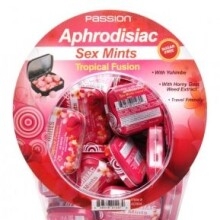 Tropical Fusion Aphrodisiac Sex Mints Retail Fishbowl Display- 60 Piece Display