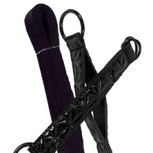 Sinful Black Bed Restraint Straps