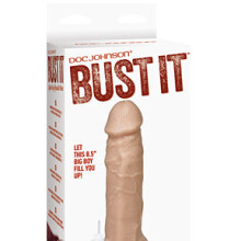 Bust It – Squirting Realistic Cock - White