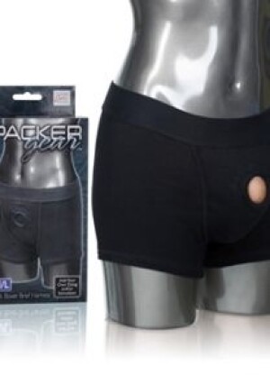 Packer Gear - Black Boxer Brief Harness - M/L