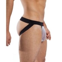 Jack Adams Miracle Jock w/Elastic Lifts Black/White