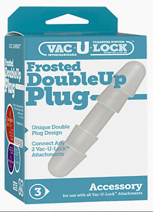 Vac-U-Lock - Frosted Double Up Plug