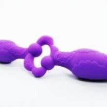 Silicone Pro Plug Double End Plug Purple