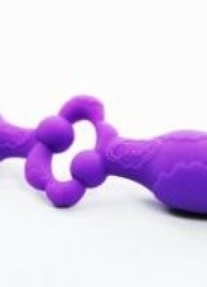 Silicone Pro Plug Double End Plug Purple