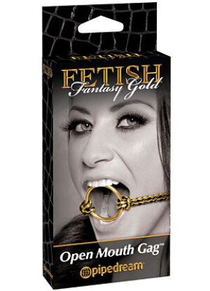 Fetish Fantasy Gold Open Mouth Gag