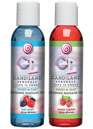 CANDiLAND Sensuals – Sweet-N-Tart Warming Massage Gels