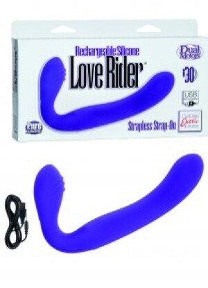 Rechargeable Silicone Love Rider Strapless Strap-On