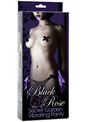 Black Rose Secret Vibrating Panty