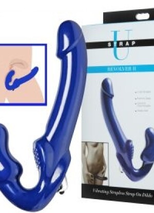 StrapU Revolver II Vibrating Strapless Strap On Dildo