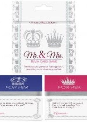 Mr. and Mrs. Trivia Card Game