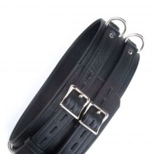 Black Premium Garment Leather Waist Cuff 