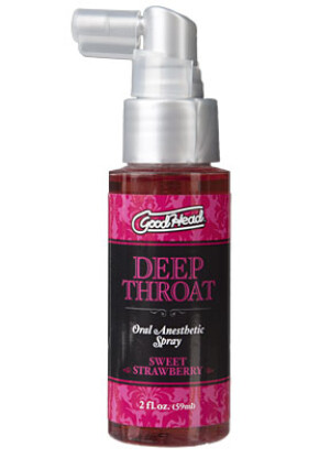 GoodHead - Deep Throat Spray – Sweet Strawberry