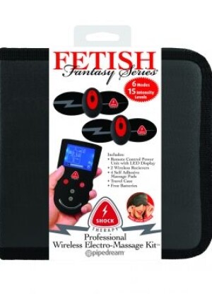 Fetish Fantasy Series Shock Therapy Professional Wireless Electro-Massage Kit