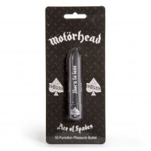 Motörhead Ace of Spades 10 Function Bullet Vibrator Black