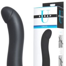 StrapU Onyx Vibrating Silicone G-Spot Dildo