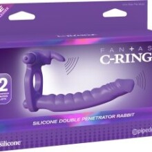 Fantasy C-Ringz  Silicone Double Penetrator Rabbit