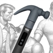 Tom of Finland Night Stick and Hammer with 2 Interchangeable Heads