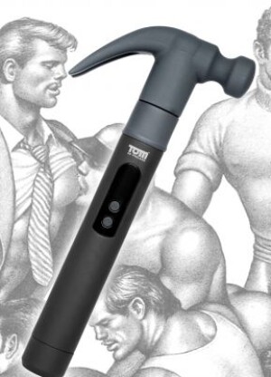 Tom of Finland Night Stick and Hammer with 2 Interchangeable Heads