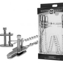 Master Series Kneel Nose to Genitals Kneeling Clamps