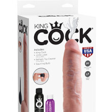 King Cock 11” Squirting Cock with Balls