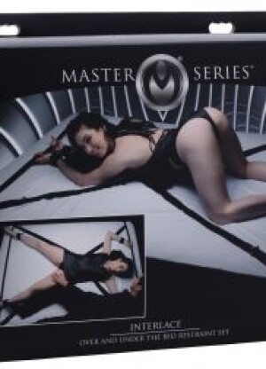 Master Series Interlace Over and Under the Bed Restraint Set
